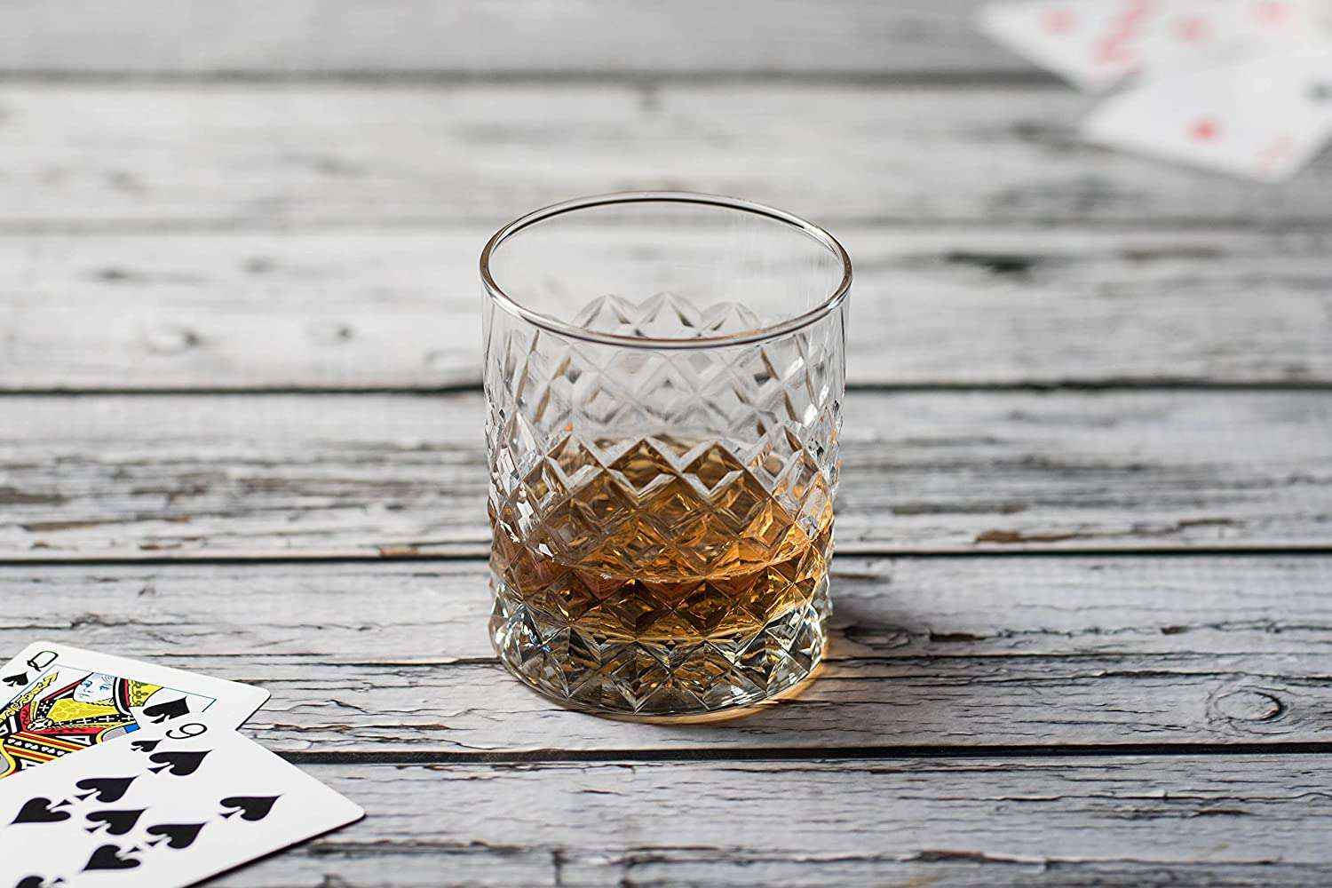 Hand Cut Design Romantic Wine Glass