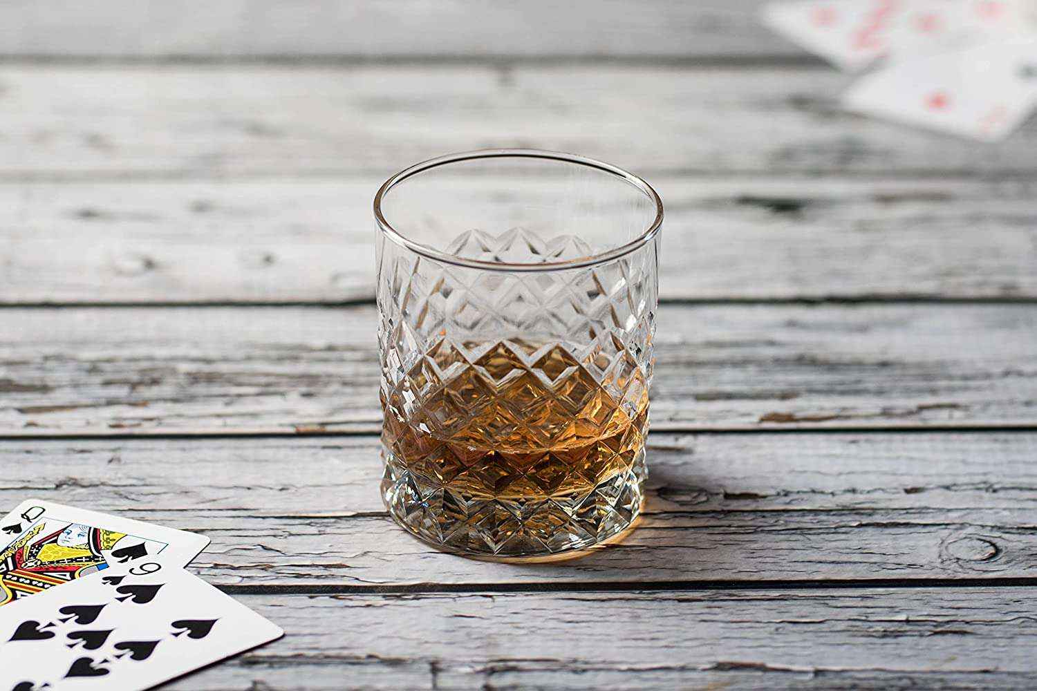 Accent Crystal Whiskey Glass