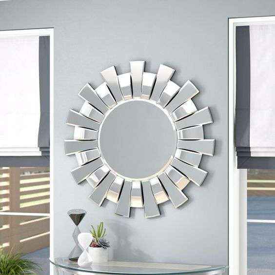 Ring Design Round Modern Mirror
