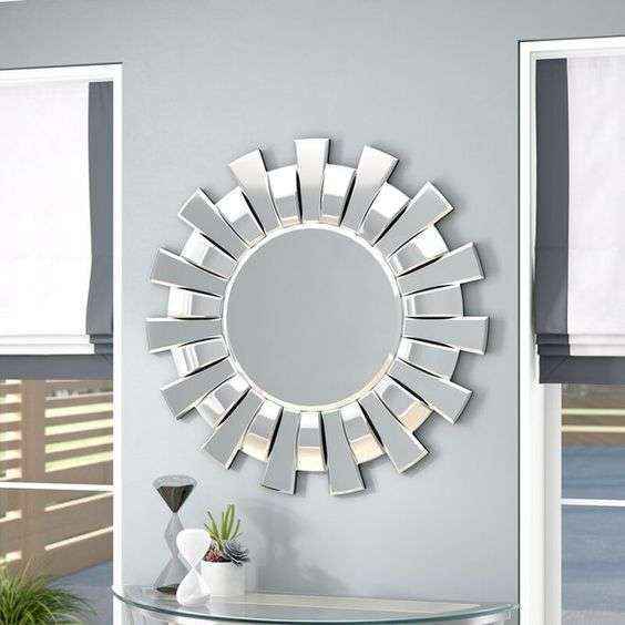 Accent Crystal Wash Basin Mirror for Bathroom