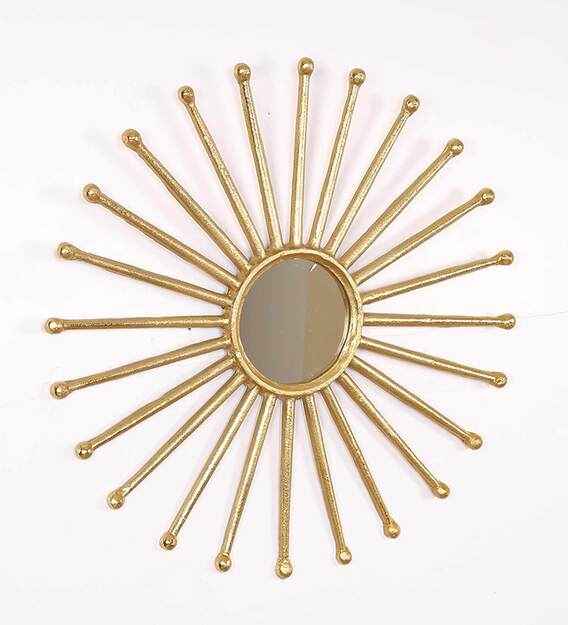Golden Sun Style Wall Mirror