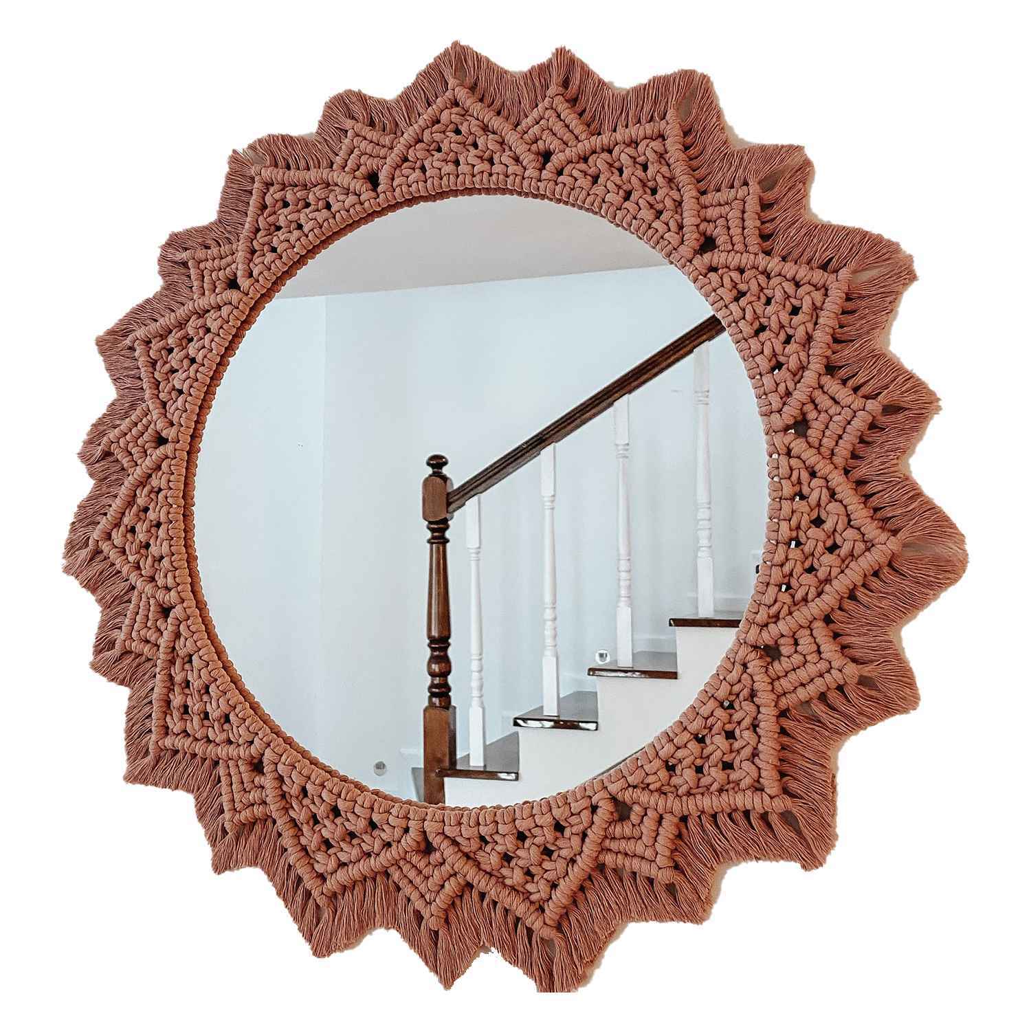 Kaahira Macrame Wall Mirror - Set of 3