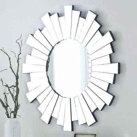 Rear Soft Glow Bathroom Mirror With Led Lights 