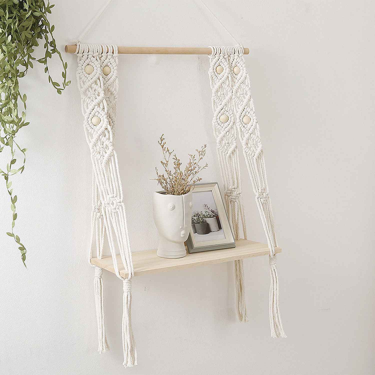 Kaahira Best Gift Handwoven Swing in Off White