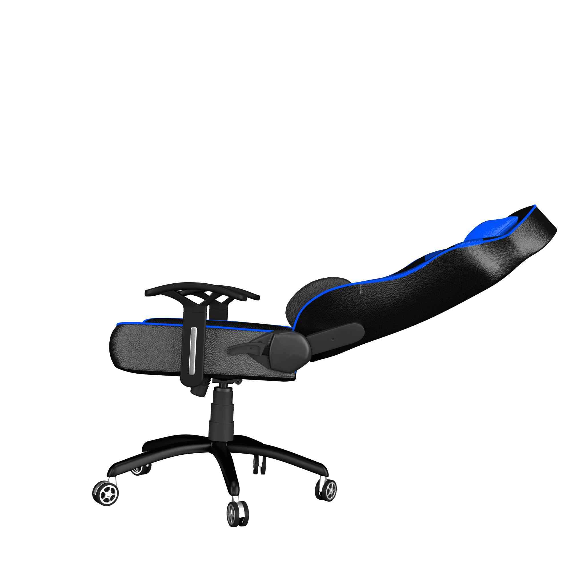 ASE Gaming Rage Series Gaming Chair with 180 Degree Recline (White & Black)