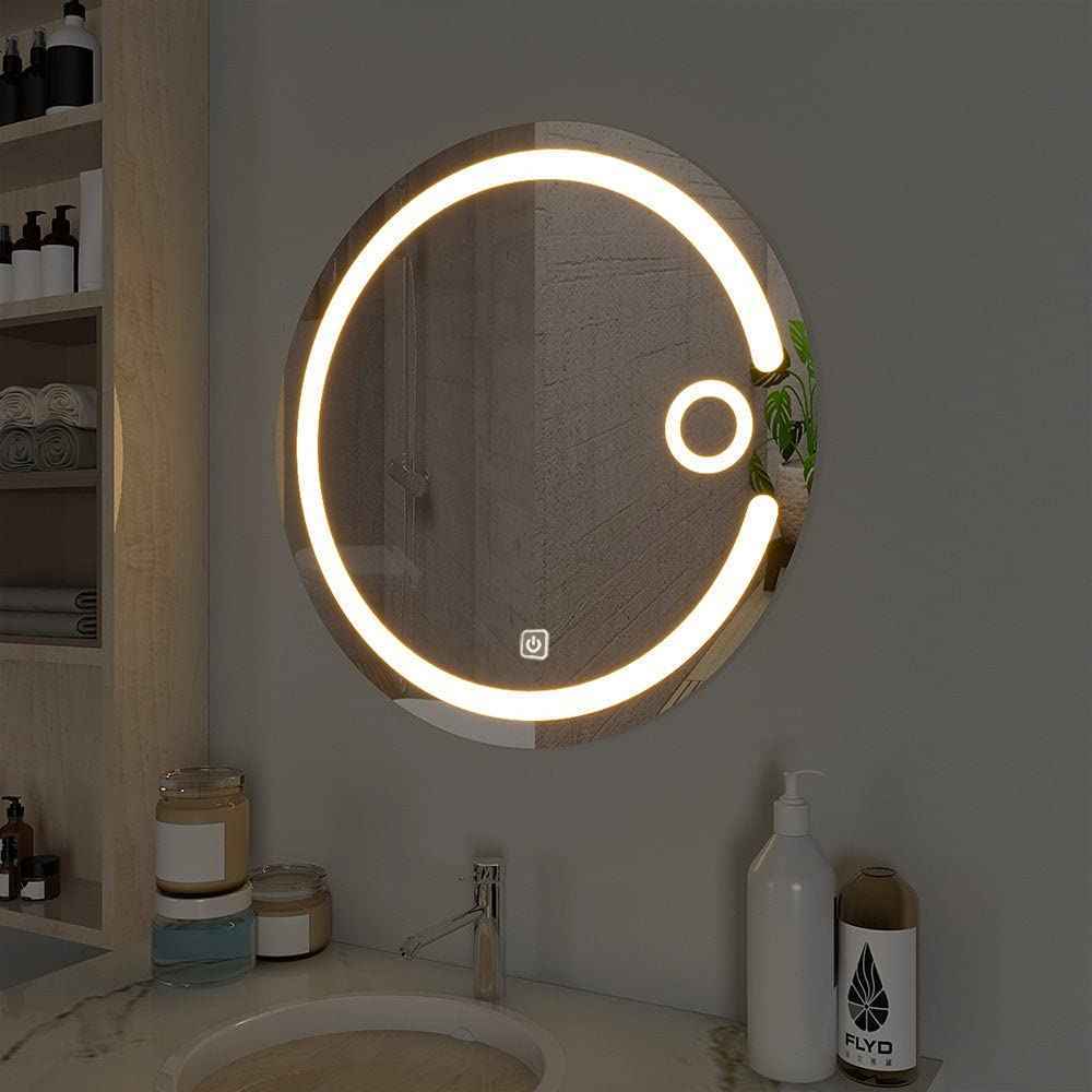 Curved Washroom Mirror for Wash Basin