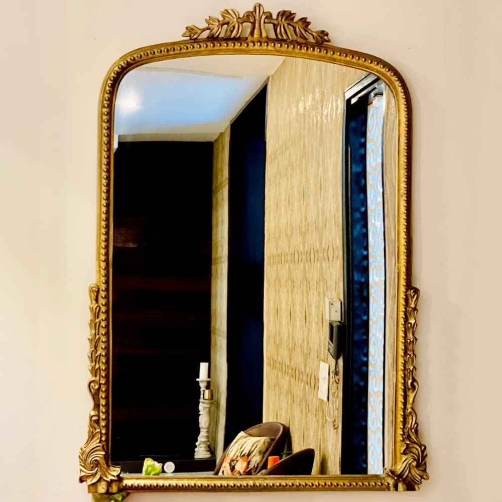 Vintage Primrose Mirror- Small