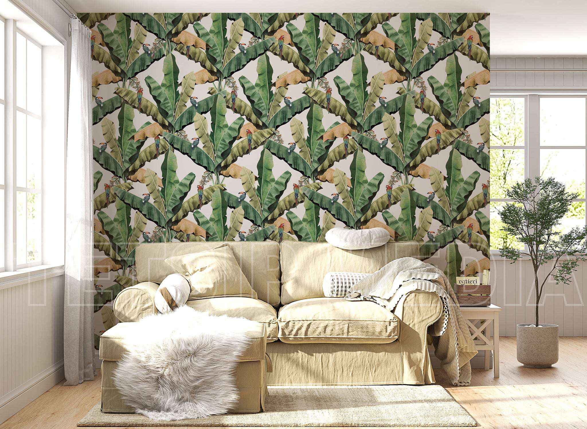 449_DA - Banana Leaves Pattern