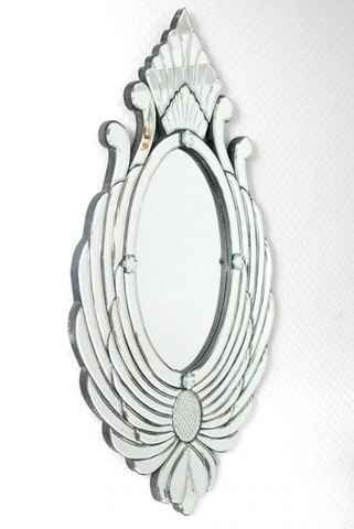 Curvy Oval Frameless Mirror
