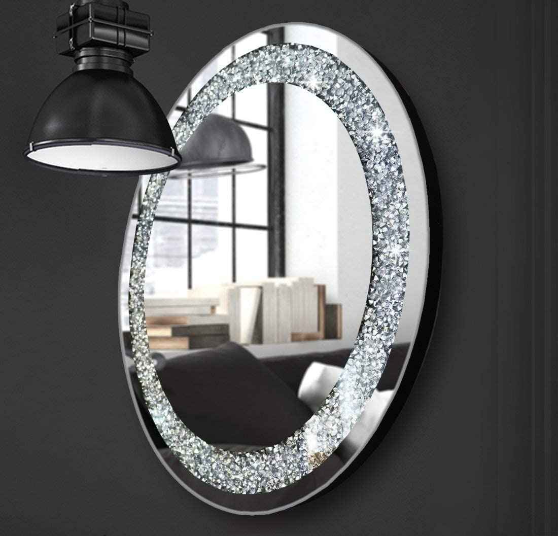 Oval Wall Cut Design Mirror