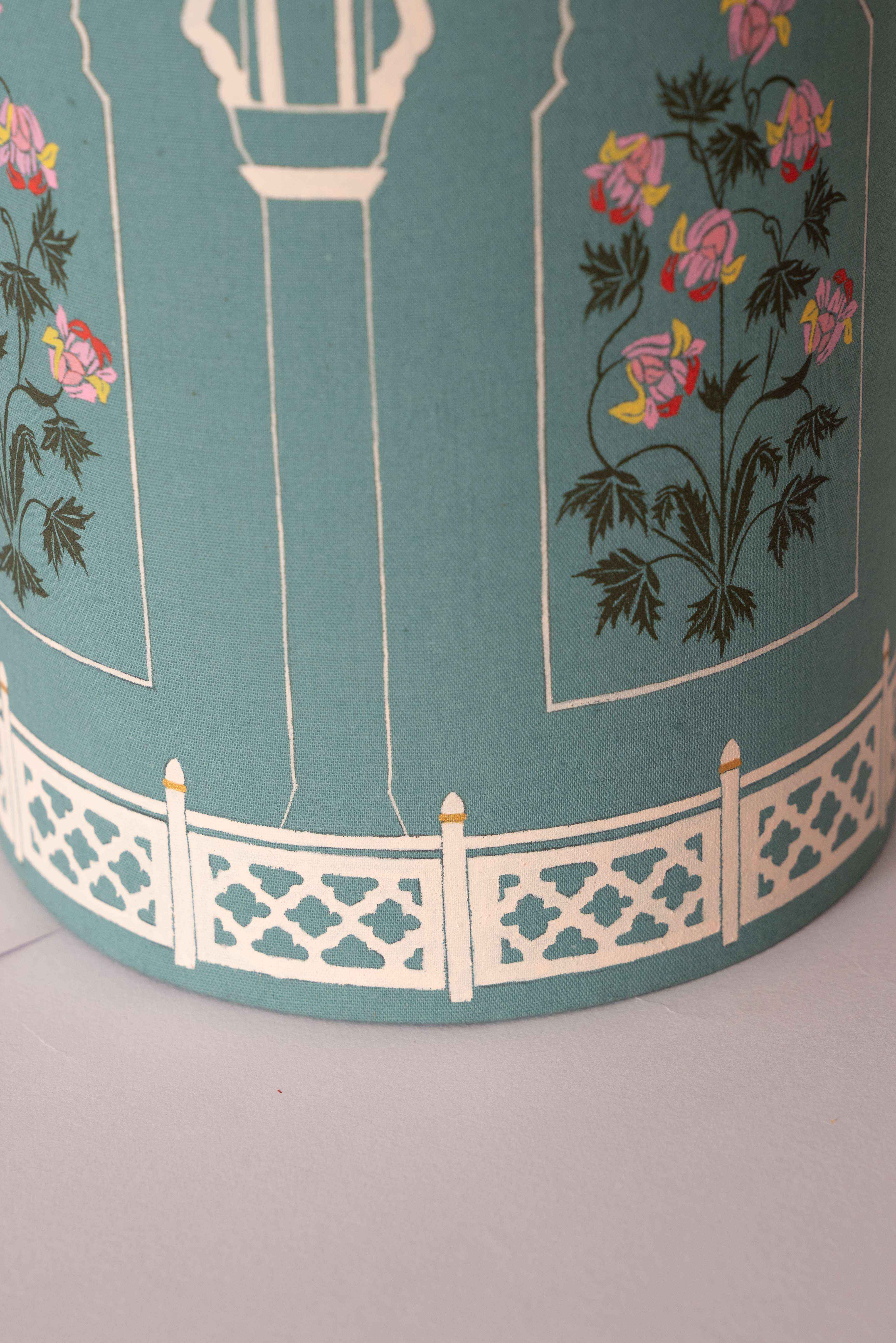 Table Lampshades With Handpainted Artwork 7