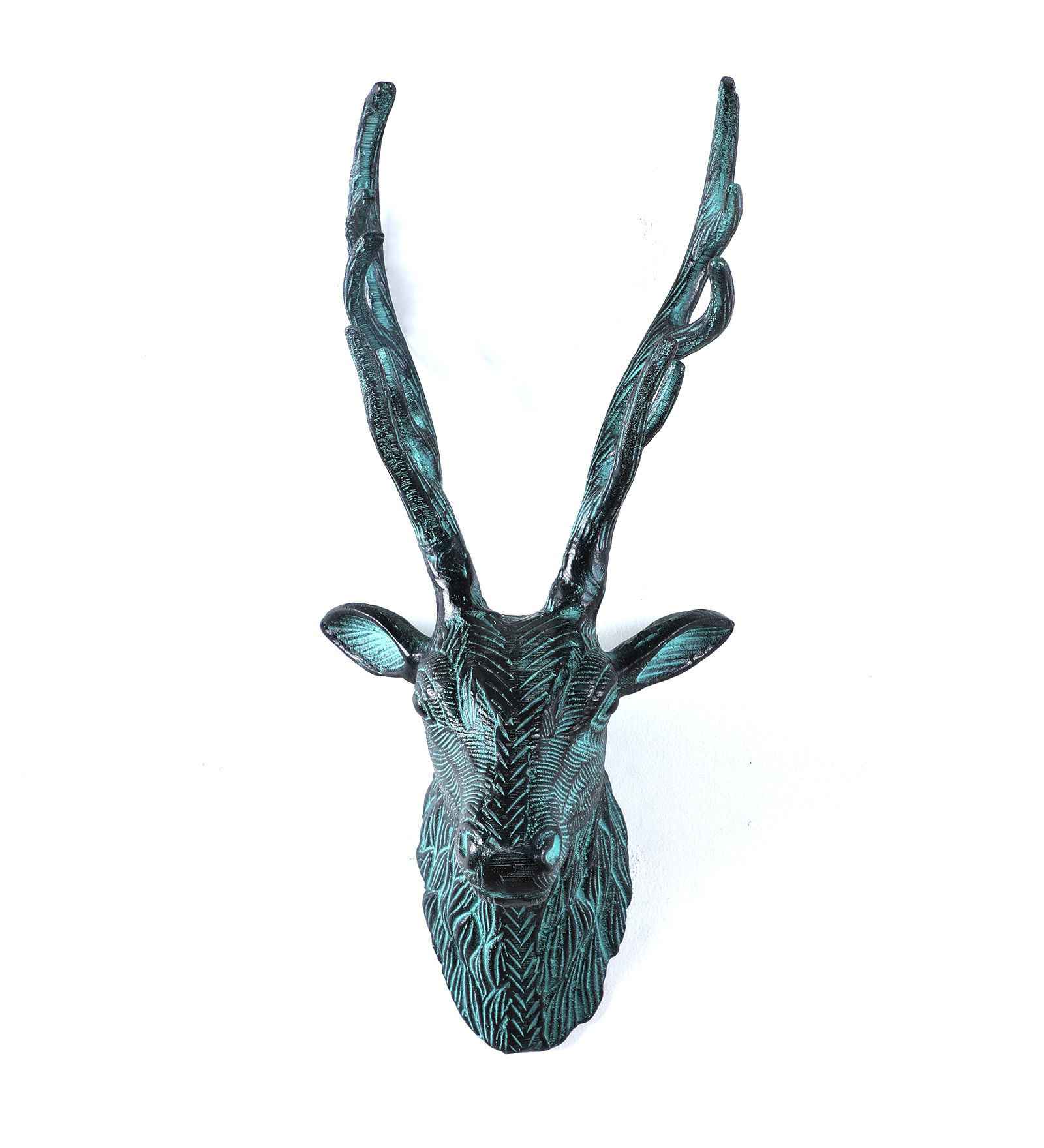 Golden deer wall mask