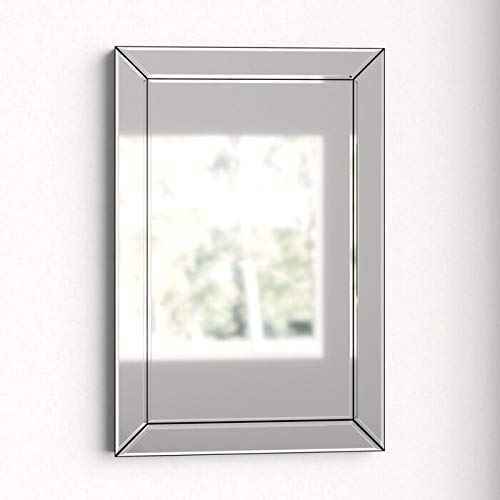 Rectangle Wood Wall Mirror