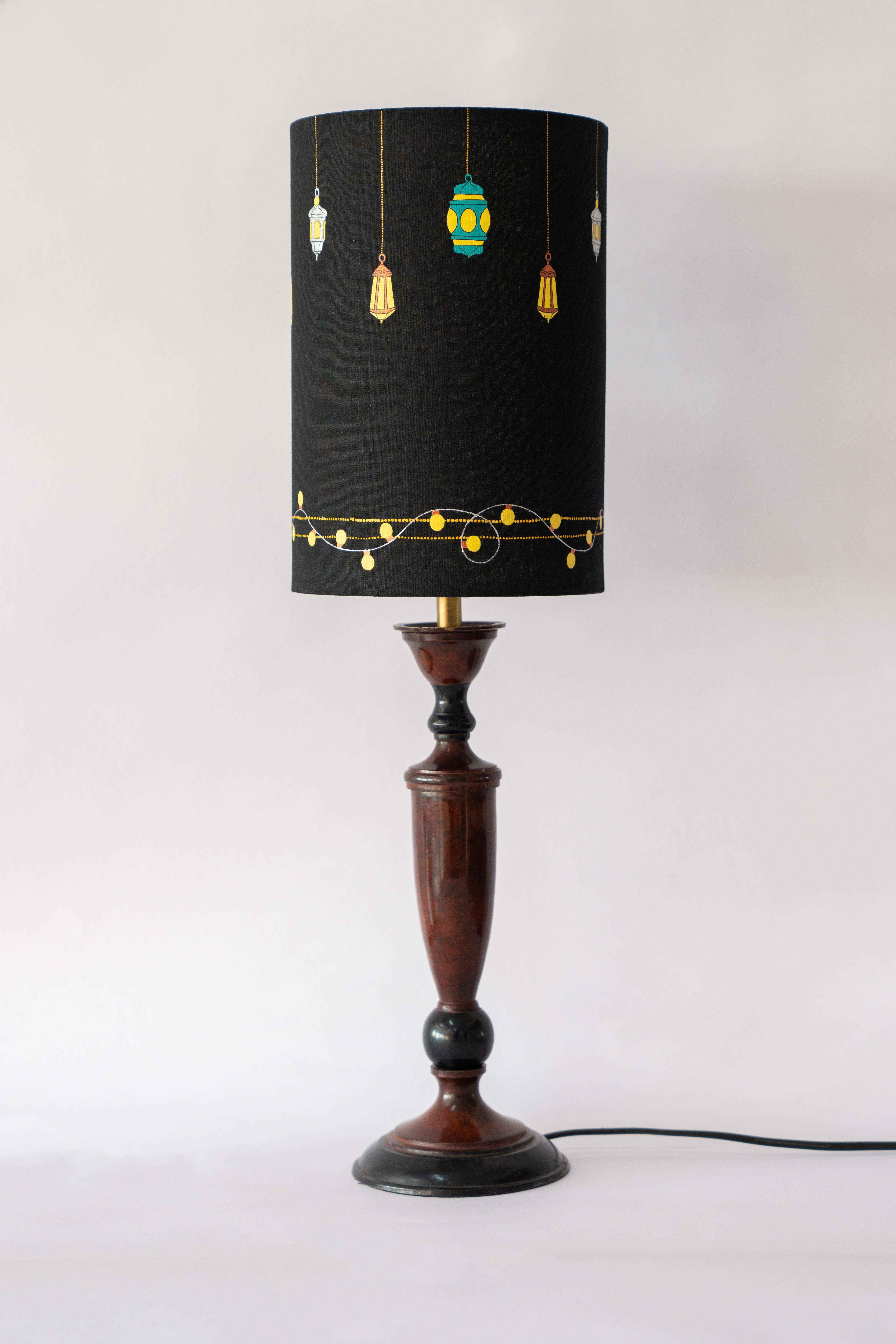 Table Lampshades With Handpainted Artwork 1