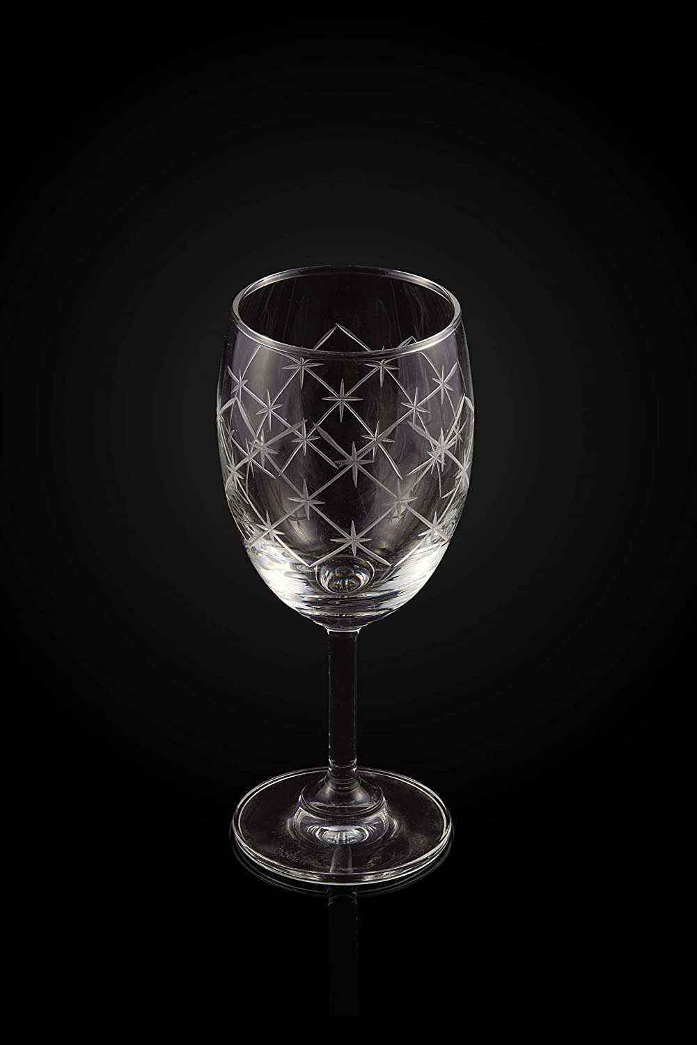 Wingfire Star Cut Wine Glass