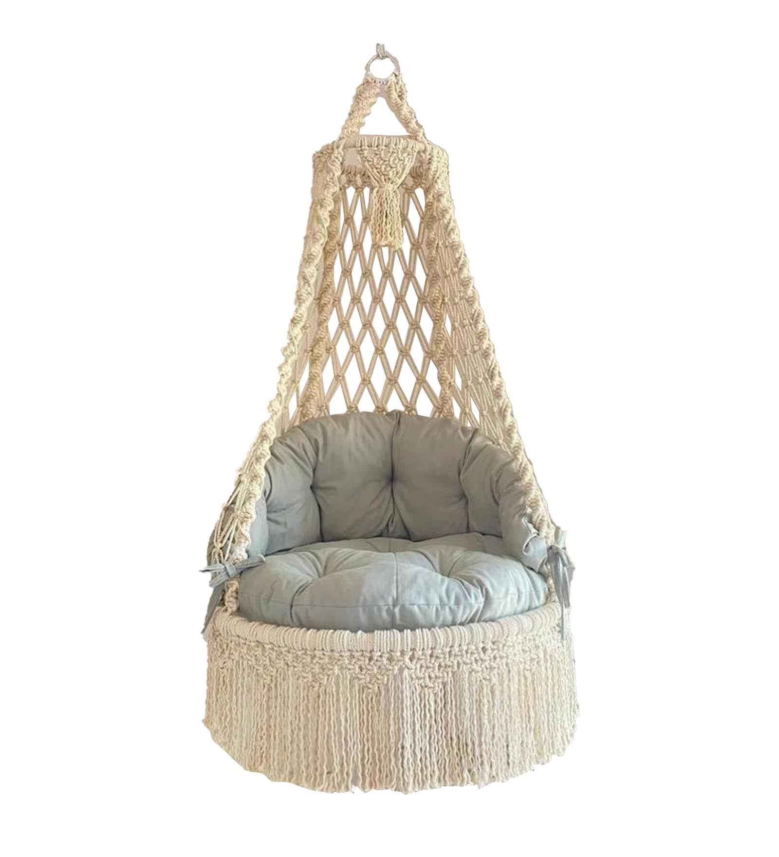 Kaahira Luxurios Fairy White Handwoven Swing in White