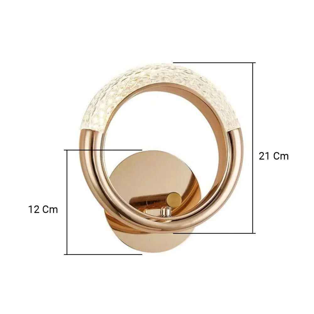 Half Moon Ring Wall Light