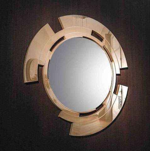 Accent Modern & Beveled Oval Mirror
