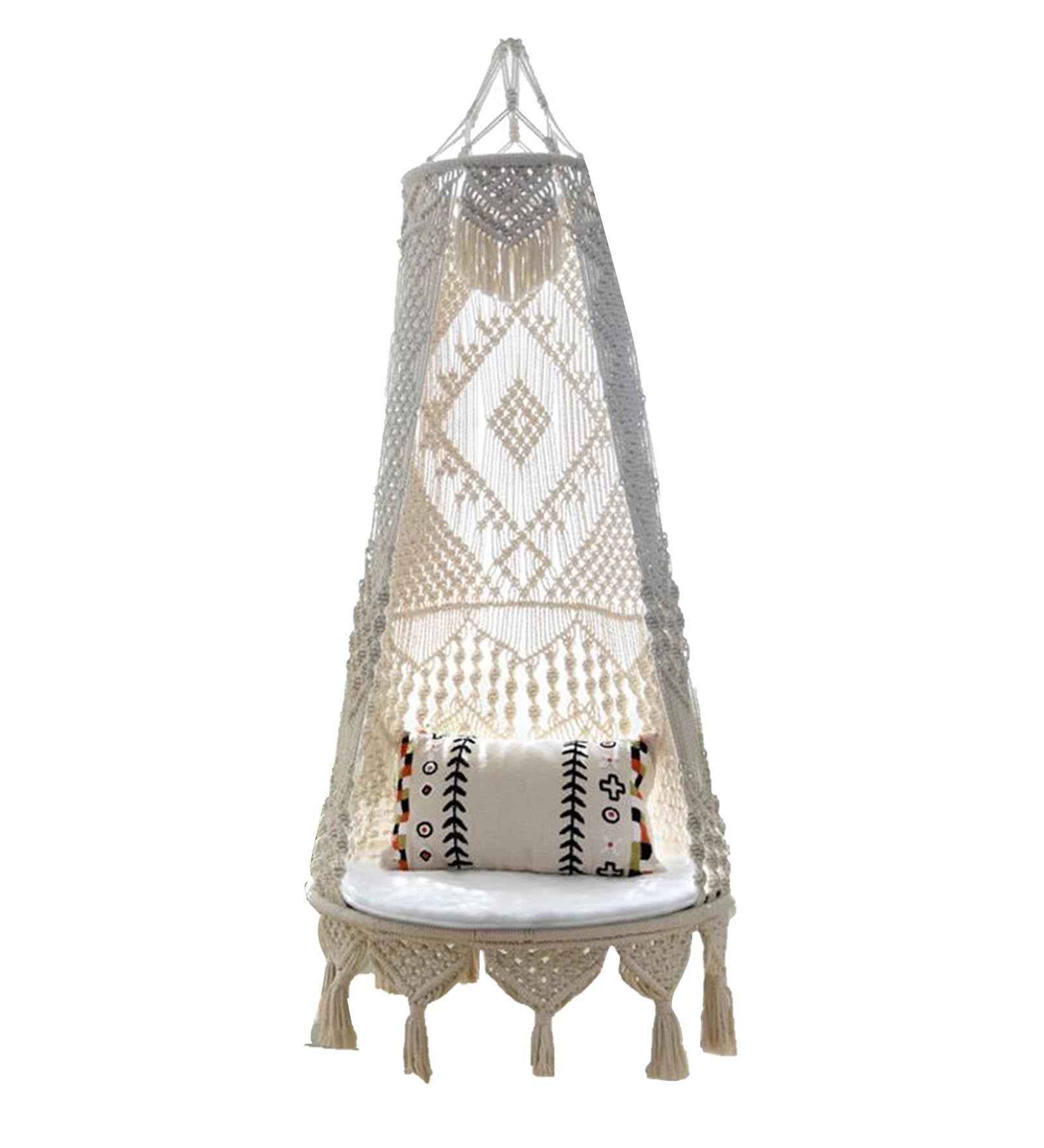 Kaahira Beautiful Hanging Nest Chair for Kids and Adults in Wine Color