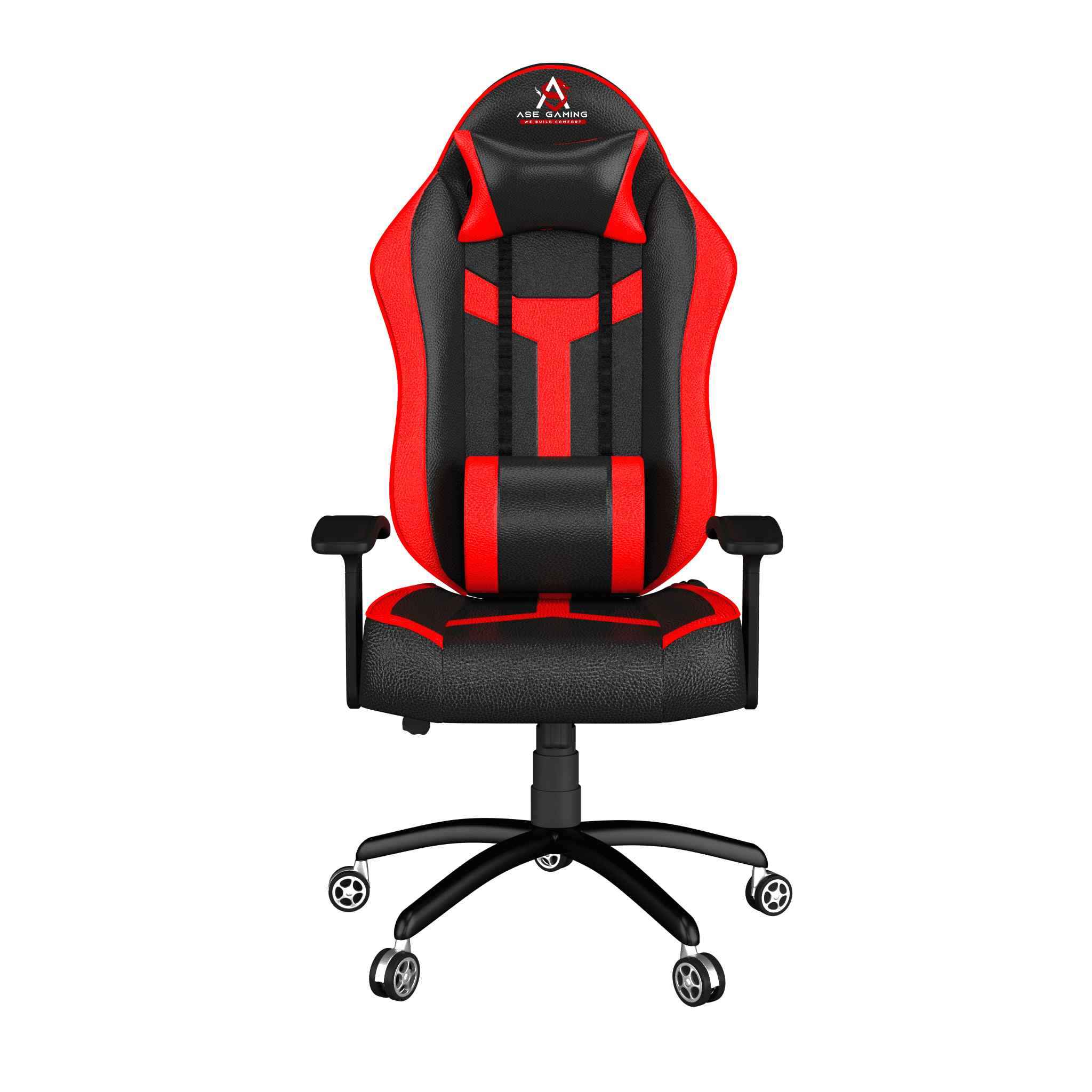 ASE Gaming Gold Series Gaming Chair With Footrest (Full Black)