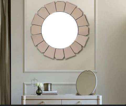 Accent Crystal Wash Basin Mirror for Bathroom