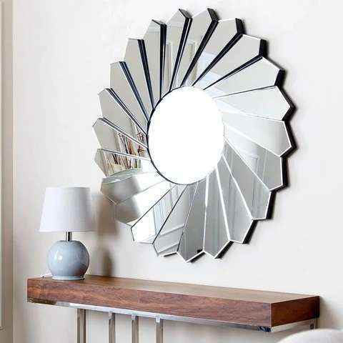 Black Oval Shape Mirror
