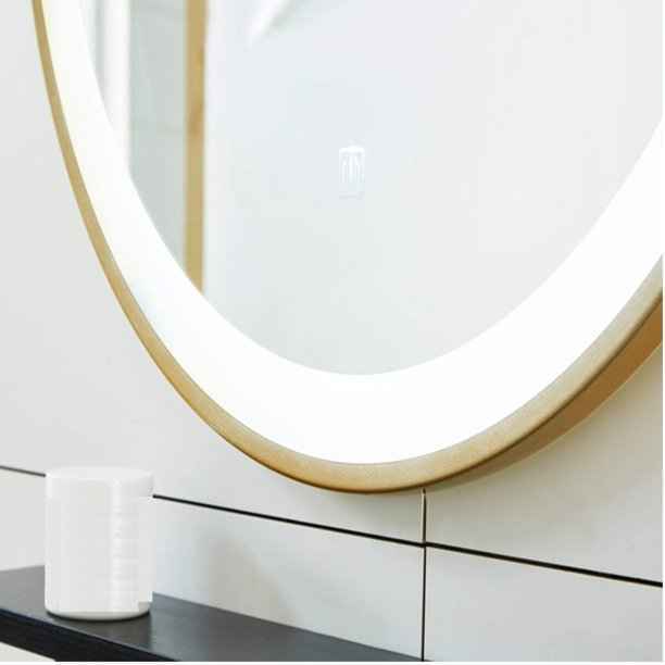 Modern Designed LED Oval Bathroom Mirror 