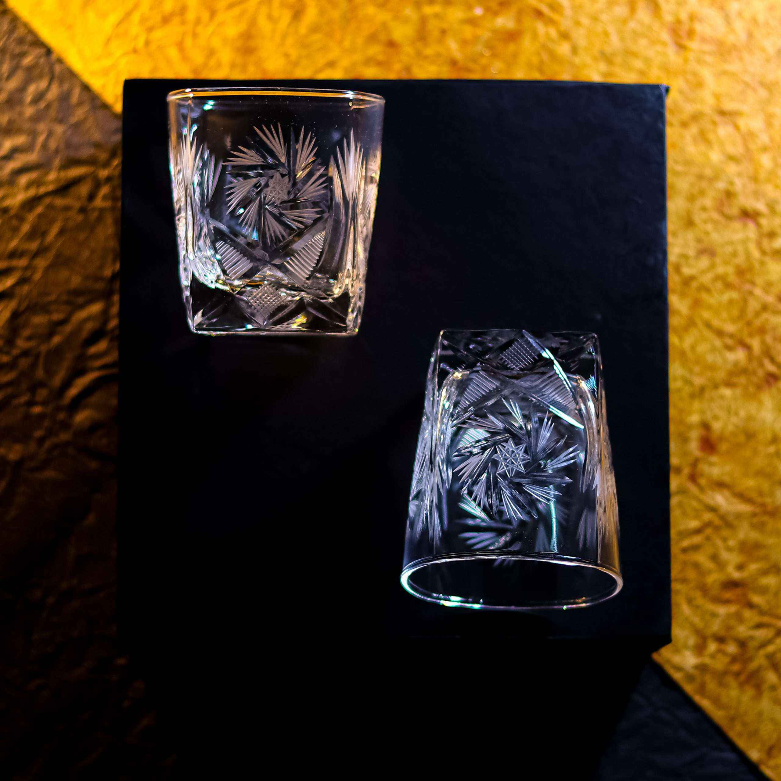 Accent Crystal Whiskey Glass