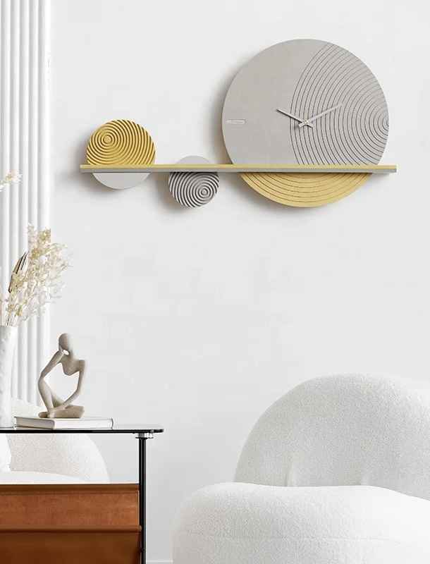 Abstract Wall Clock(Grey)