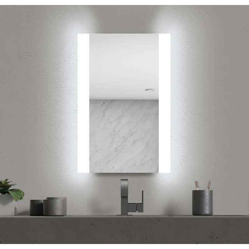 Curved Washroom Mirror for Wash Basin