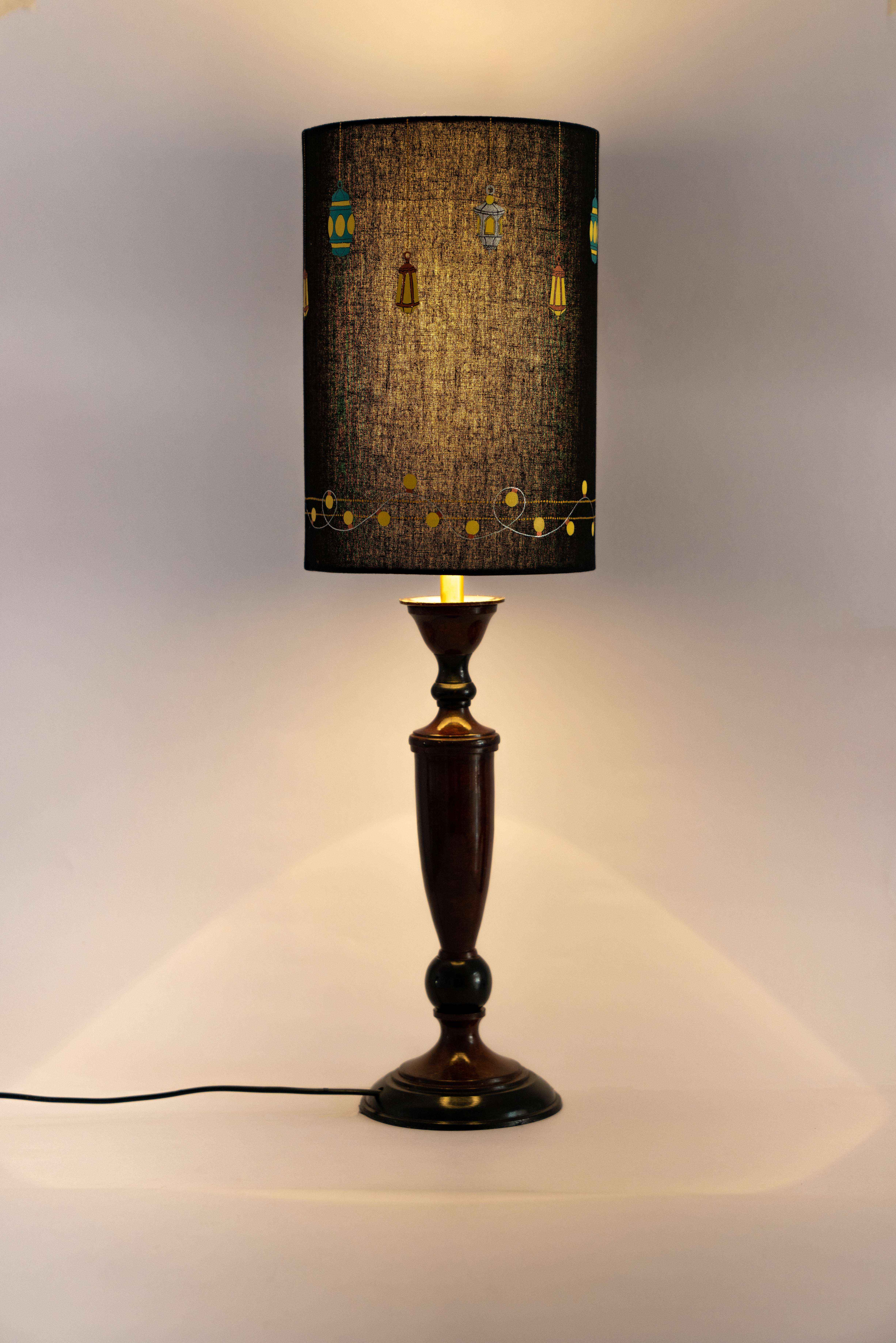 Table Lampshades With Handpainted Artwork 9