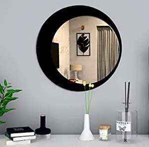 Black Tip Top Wall Mirror
