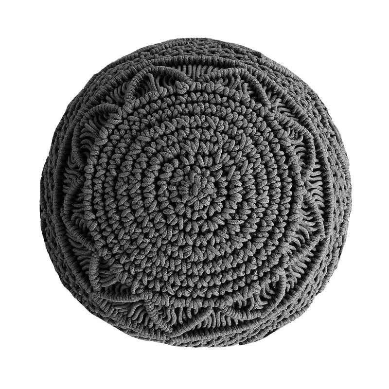 Kaahira Macrame Poufee