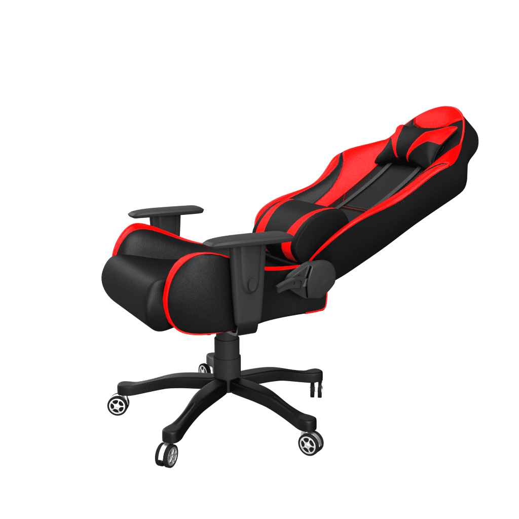 ASE Gaming Gold Series Gaming Chair with 180 Degree Recline (White & Black)