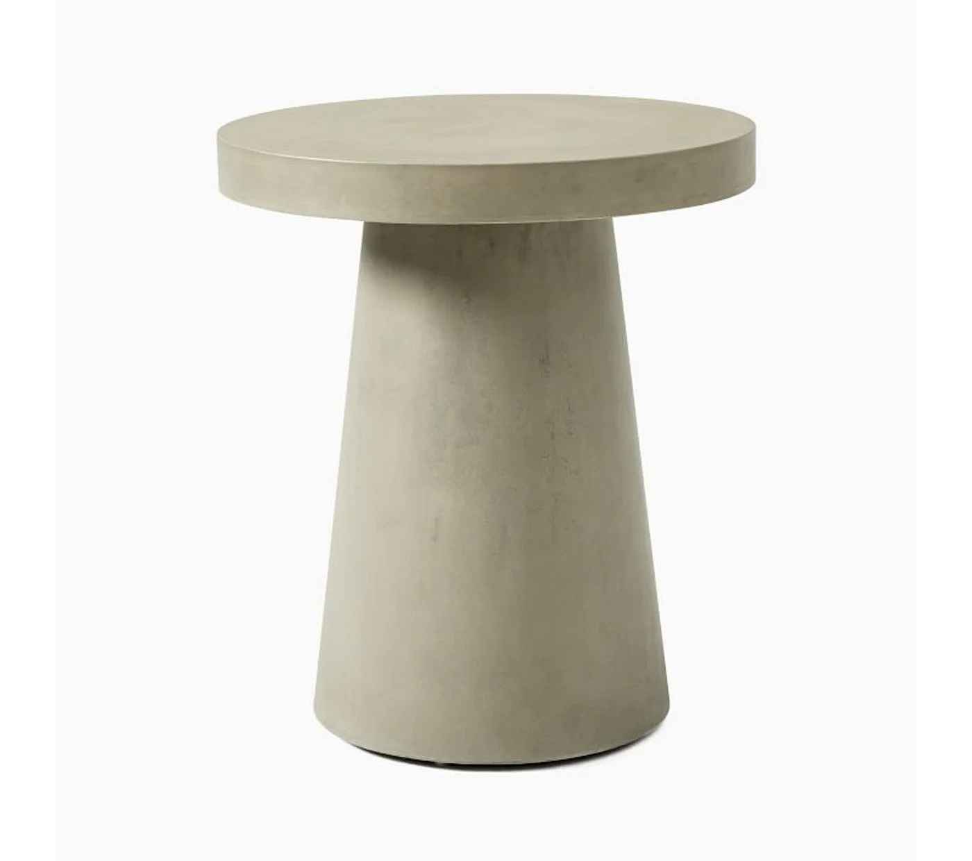 Oncrete Pedestal Round Side Table
