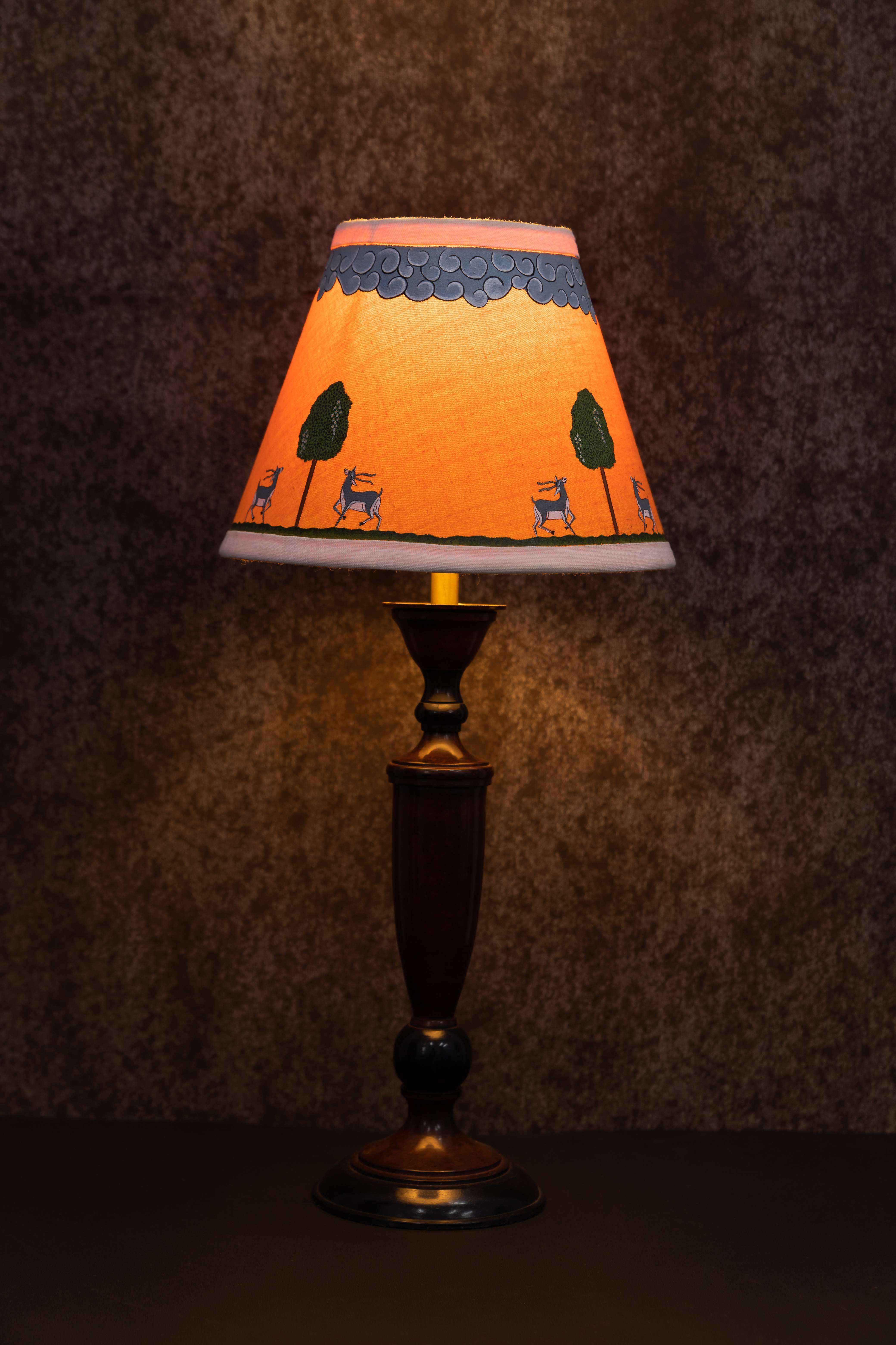 Table Lampshades With Handpainted Artwork 11