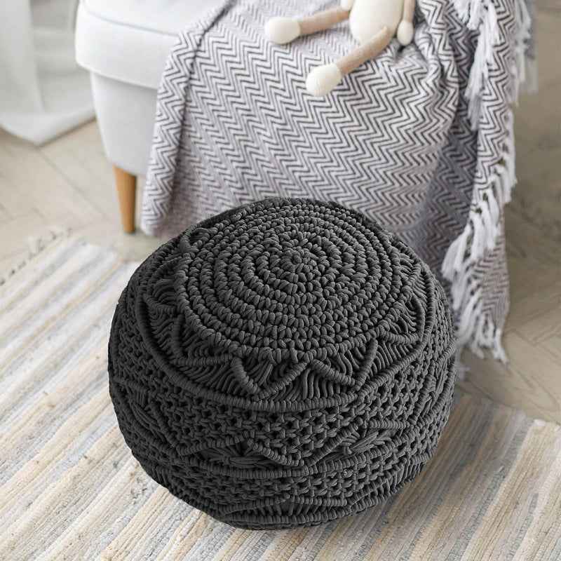Kaahira Macrame Stool
