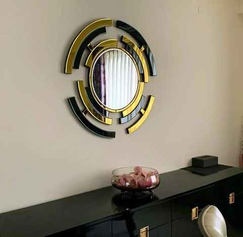 Modern Piece Wall Art Mirror