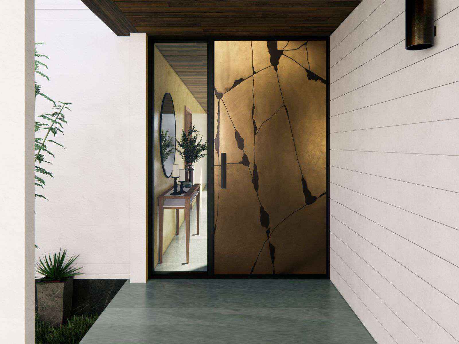 Sunray Copper Door Skin