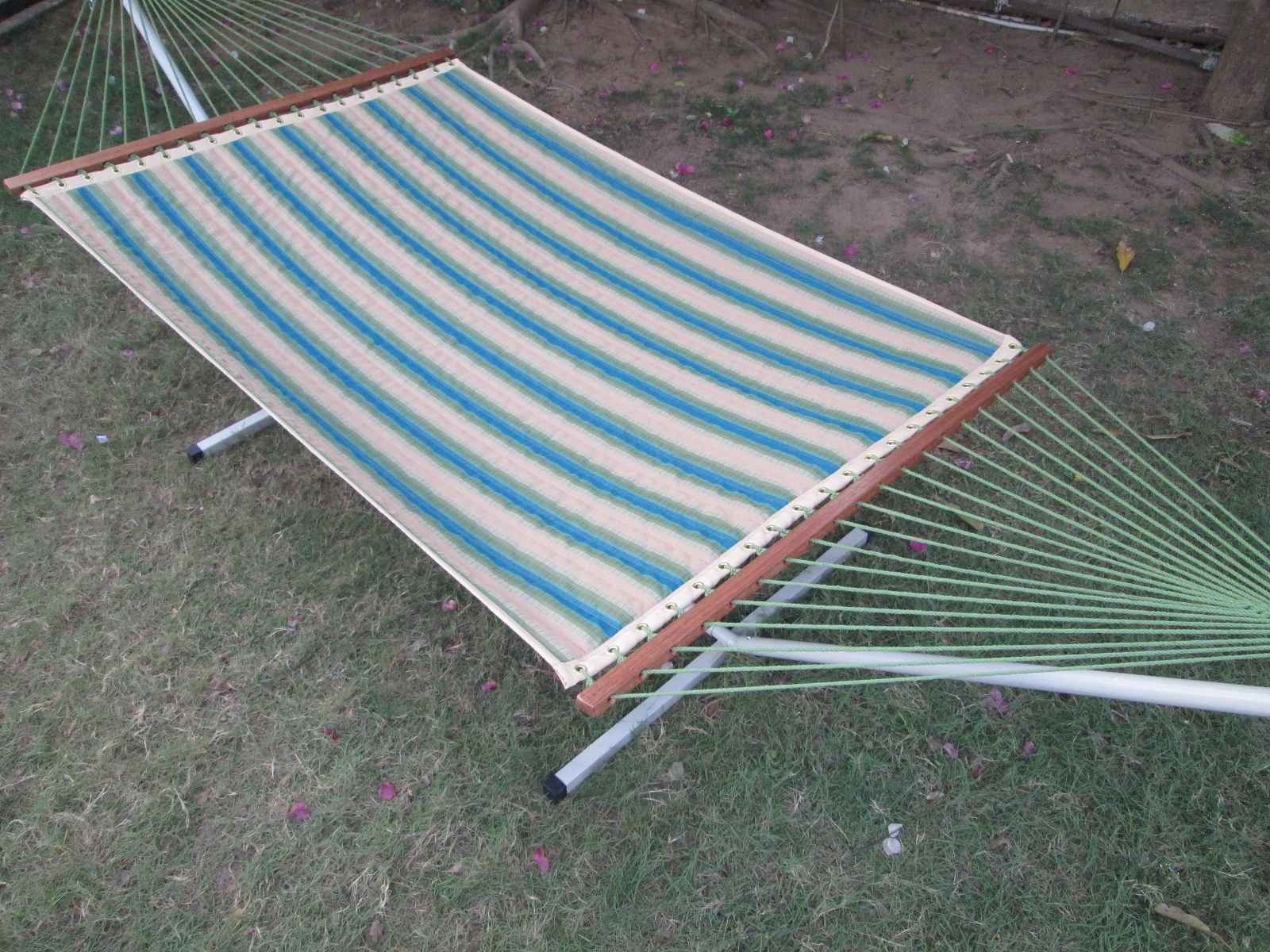 Hangit XL Size Quilted Fabric Hammock - Canon stripe