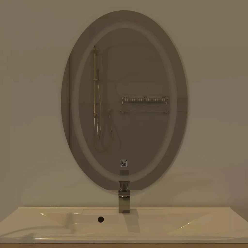 Modern Designed LED Oval Bathroom Mirror 
