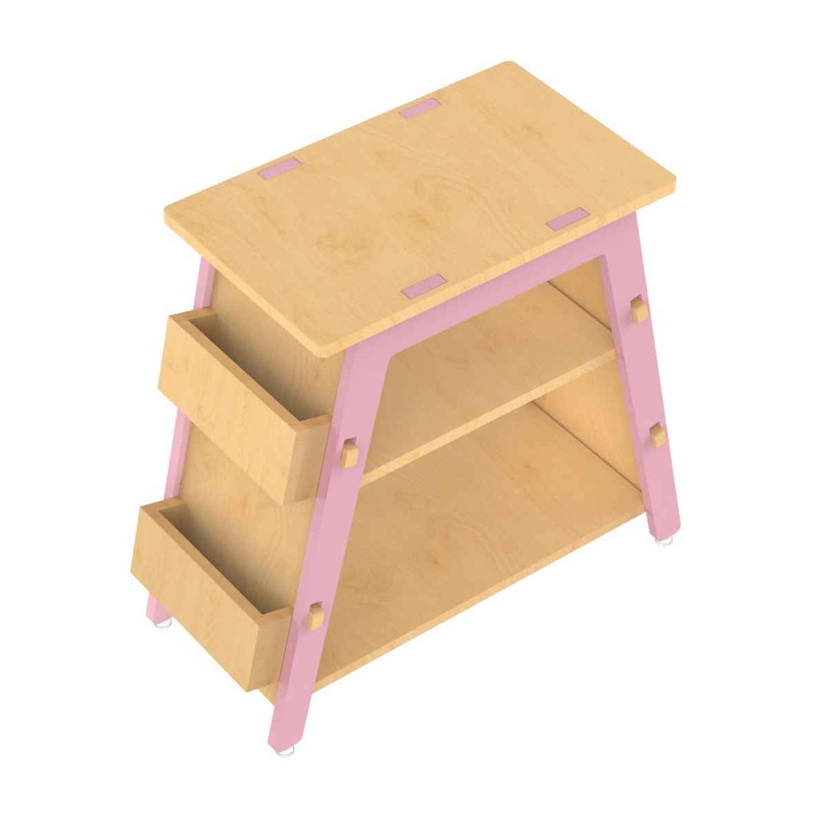 Red Pear Bookshelf 
