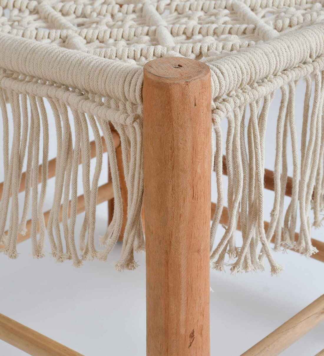 Kaahira Macrame Stool