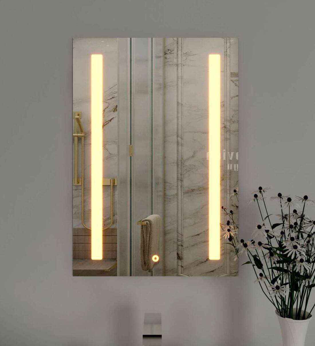 Sideline Rectangle Led Bathroom Mirror 