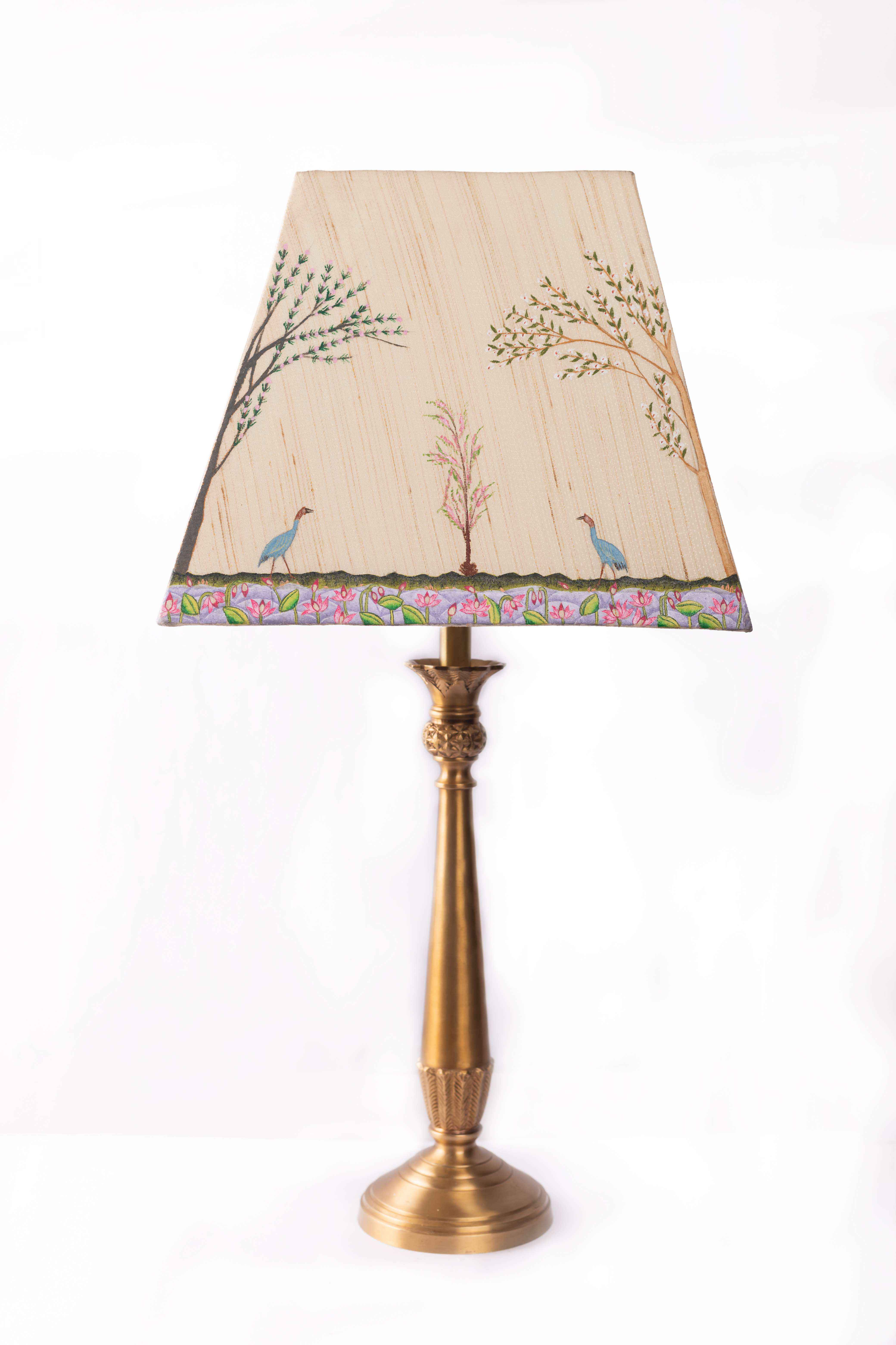 Table Lampshades With Handpainted Artwork 6