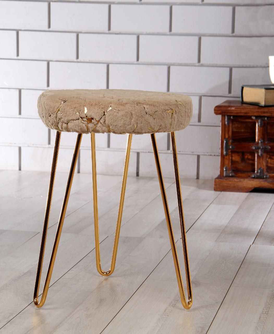 Glass Copper Metal Desk Planter Pot