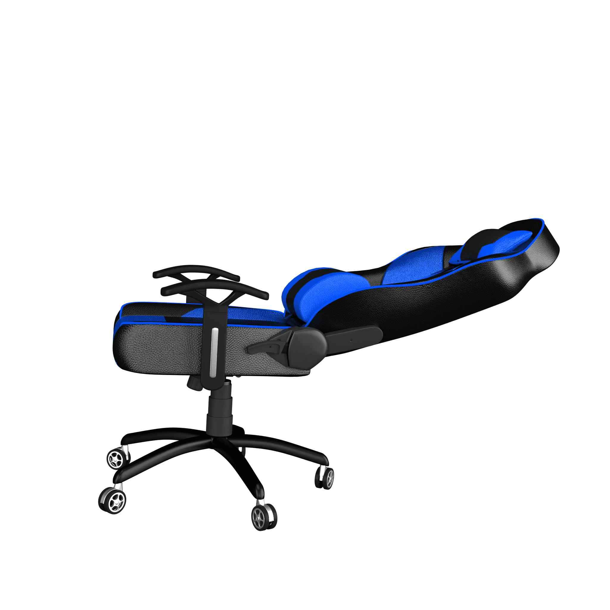 ASE Gaming Gold Series Gaming Chair with 180 Degree Recline (White & Black)