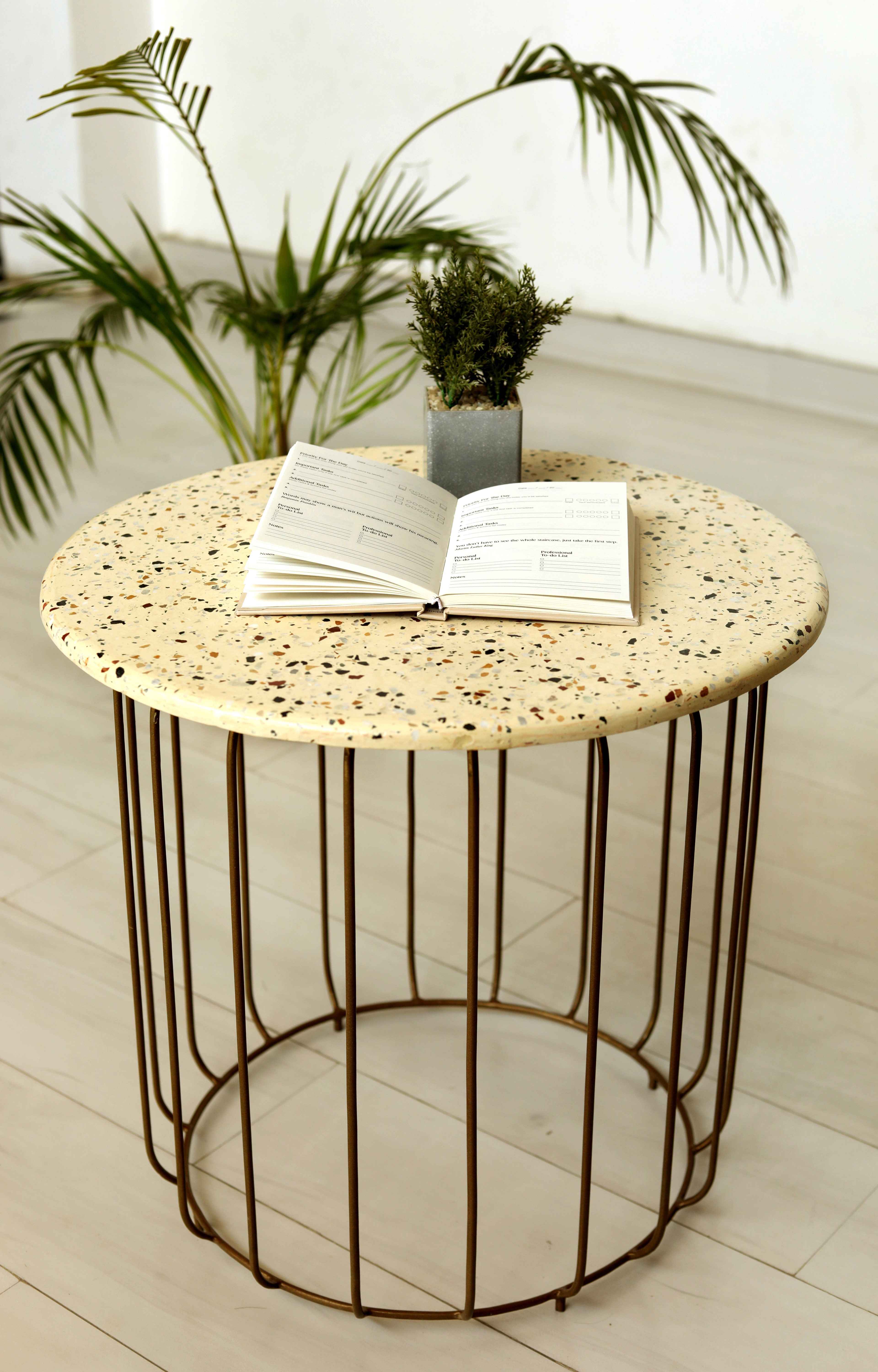 Terrazzo Haven Garden Side Table