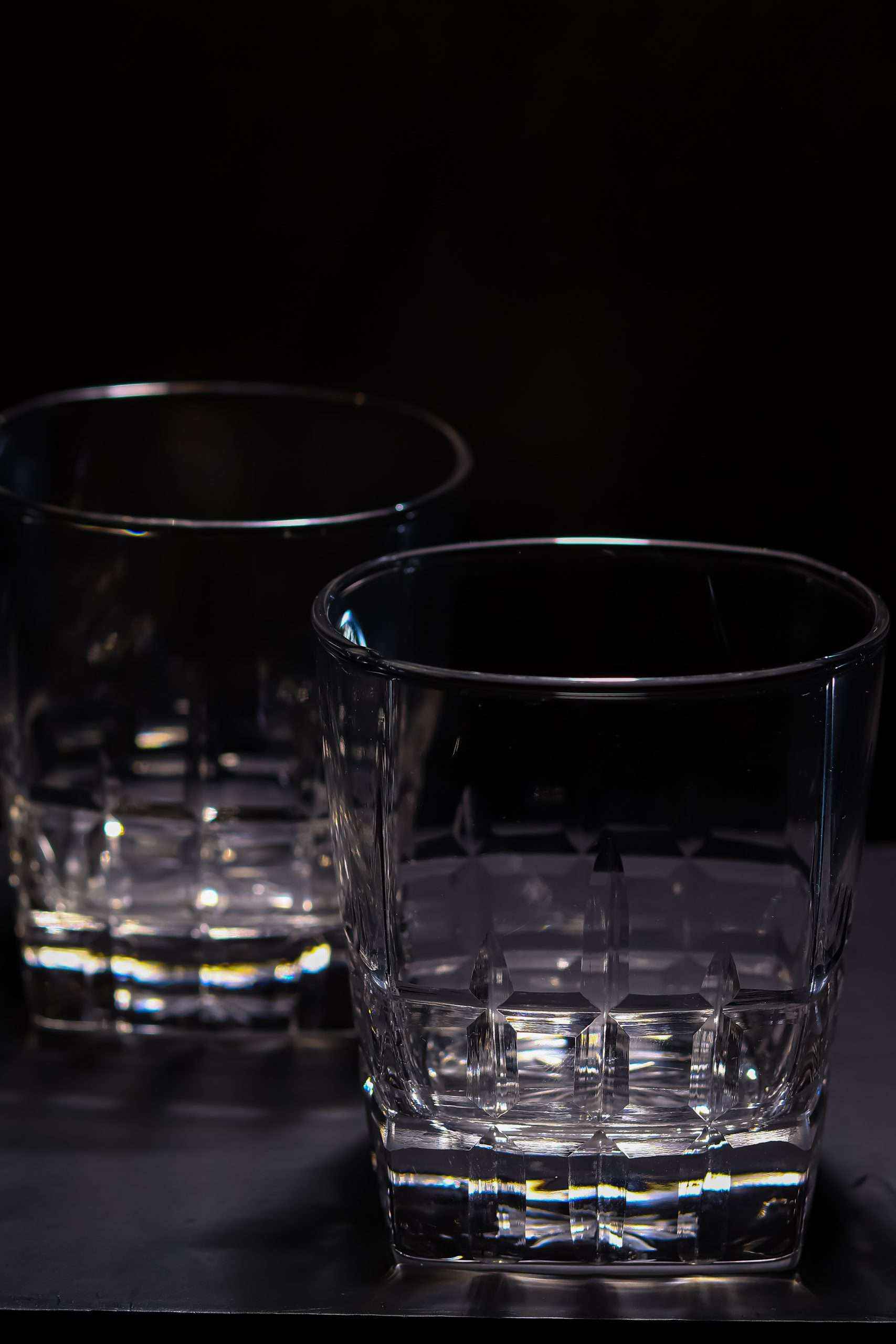 Diamond Cut Whiskey Glass