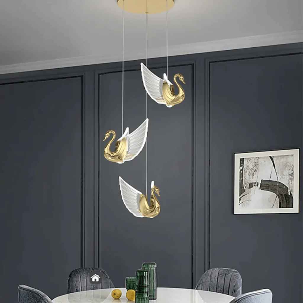 Swan Hanging Light